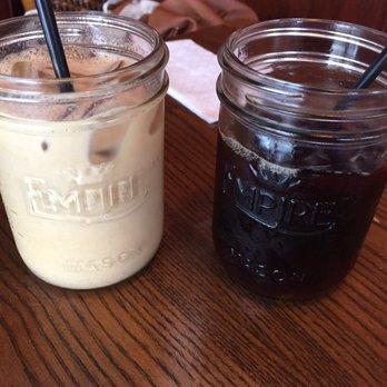 ARS Cafe - Iced pumpkin spiced latte and cold brew. - Art Galleries Near Me - Honolulu, Hawaii
