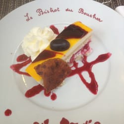 Bistrot du Boucher - Part de gâteau spécialement commandé pour une occasion