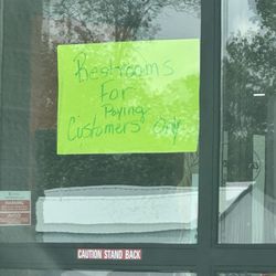 Dollar General - You post a restroom then you tell me it's closed. You can do better restricting a handicap. Individual is so unethical.