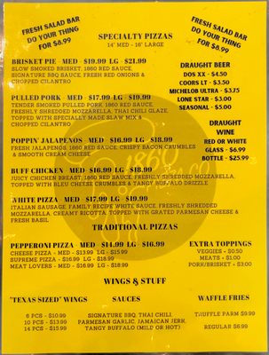 Menu photo 3 1860 Pizza Co Bridgeport, TX Menu photo 3 1860 Pizza Co Bridgeport, TX