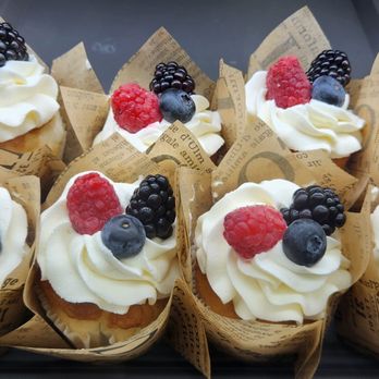 Choco Bakery & Cafe - Berry cupcakes - Coffee & Tea Near Me - Chino, California