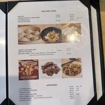 Dumpling Bar - menu 2/1 - Chinese Near Me - Encinitas, California