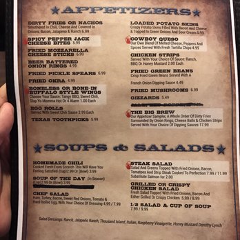 Oliver's Beef & Brew - Menu - Steakhouses Near Me - Little River, Kansas