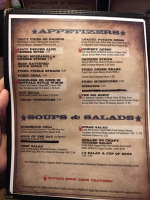 Menu photo 2 Oliver's Beef & Brew Little River, KS