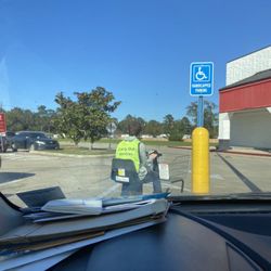 Winn Dixie - The young guy that didn't help this this time. The only thing they do is play on their phones and grab a cart here and there.