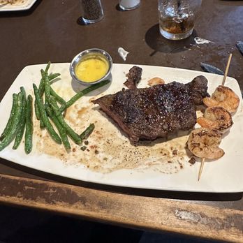 Kona Grill - Troy - New York Strip, shrimp, and green beans . Sorry I already started eating - Sushi Bars Near Me - Troy, Michigan Kona Grill - Troy - New York Strip, shrimp, and green beans . Sorry I already started eating - Sushi Bars Near Me - Troy, Michigan