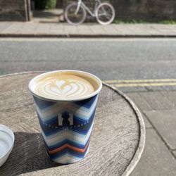 Bould Brothers Coffee - My latte was so creamy and velvety.