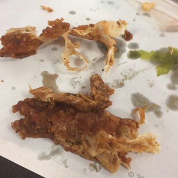Chick-fil-A - Fried paper that was on my chicken sandwich. I knew something was off with the texture of the sandwich. - Fast Food Near Me - Lake Worth, Texas