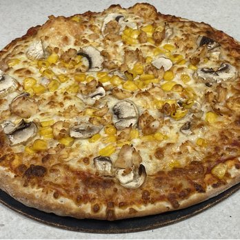Star Pizza Poole - Chicken Feast Pizza - Double chicken, mushrooms and sweetcorn. Available in 3 sizes: 10" | 12" | 14" - Fast Food Near Me - Poole, POL Star Pizza Poole - Chicken Feast Pizza - Double chicken, mushrooms and sweetcorn. Available in 3 sizes: 10" | 12" | 14" - Fast Food Near Me - Poole, POL