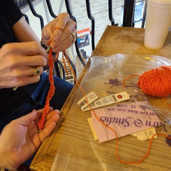 Market Street - Taught a friend to crochet upstairs - Grocery Near Me - McKinney, Texas