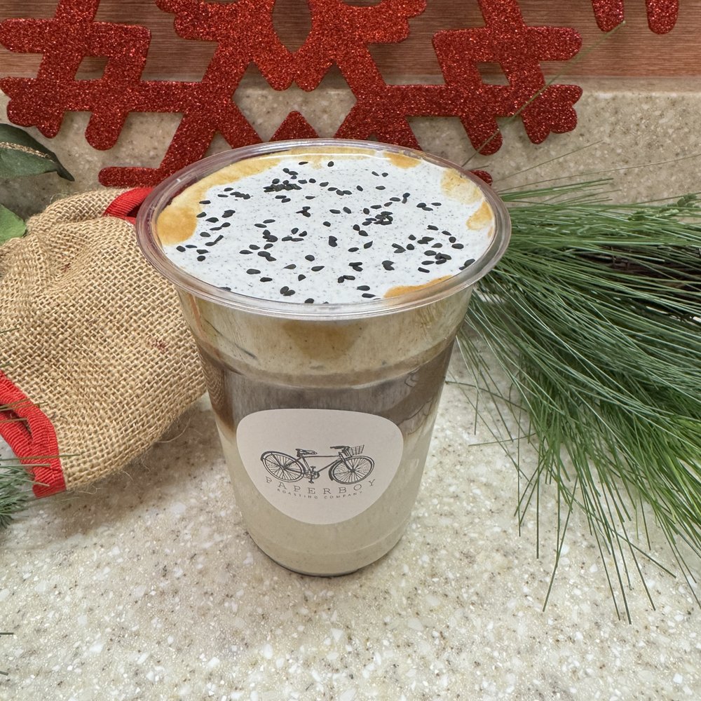 Paperboy Roasting Company - Black sesame latte - Coffee Roasteries Near Me - Fontana, California Paperboy Roasting Company - Black sesame latte - Coffee Roasteries Near Me - Fontana, California