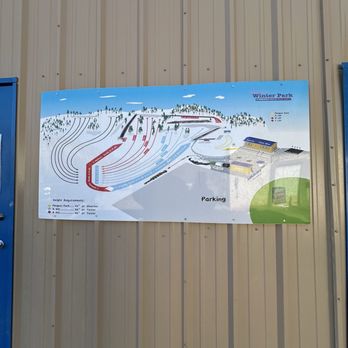 Ruidoso Winter Park - Map of the snow tubing chutes - Tubing Near Me - Alto, New Mexico