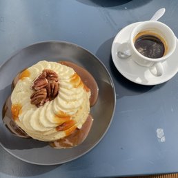 Sweet Pancake and espresso