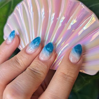P7 Beaute Day Spa - Close up of my beachy nails - Nail Salons Near Me - Temple City, California P7 Beaute Day Spa - Close up of my beachy nails - Nail Salons Near Me - Temple City, California