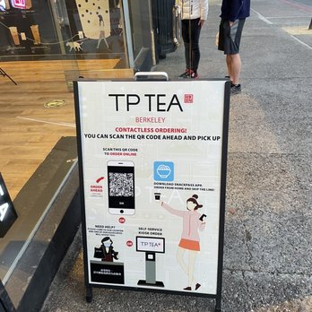 TP TEA - Signage with instructions on how to order, other than at the counter. - Coffee & Tea Near Me - Berkeley, California