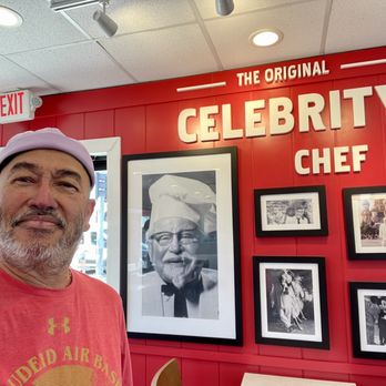 KFC - ... featuring the Chef ... the Hepe ... Col Sanders itself in photo ... - Fast Food Near Me - Modesto, California