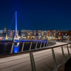 Bridge Park - The walking bridge is so cool!