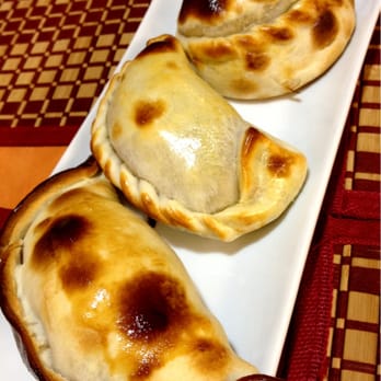 Rika's Empanadas - Top to bottom - cheese & onion, spicy beef, egg & sausage empanadas - Argentine Near Me - Glendora, California Rika's Empanadas - Top to bottom - cheese & onion, spicy beef, egg & sausage empanadas - Argentine Near Me - Glendora, California