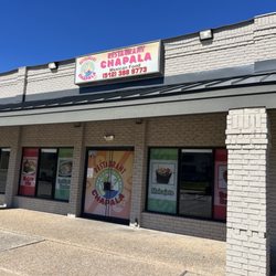 Outside the restaurant
