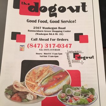The Dogout - Menu - Hot Dogs Near Me - Bannockburn, Illinois The Dogout - Menu - Hot Dogs Near Me - Bannockburn, Illinois