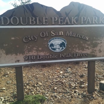 Double Peak Park - Sign out front. - Parks Near Me - San Marcos, California Double Peak Park - Sign out front. - Parks Near Me - San Marcos, California