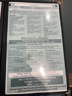 Menu photo 3 Butterburrs Pocatello, ID