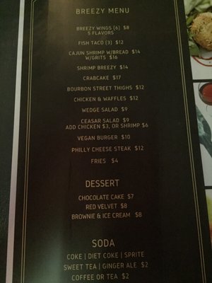 Menu photo 6 Breezy Jazz House Jacksonville, FL Menu photo 6 Breezy Jazz House Jacksonville, FL