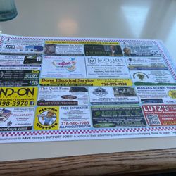 Uncle Joe's Diner - Diner Placemat