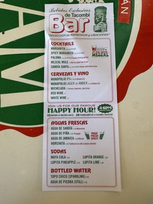Menu photo 8 Tacombi Westbury, NY
