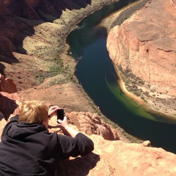 Horseshoe Bend - iPhone Panoramic does quite a good job should you have left your wide angle at your hotel - Hiking Near Me - Page, Arizona Horseshoe Bend - iPhone Panoramic does quite a good job should you have left your wide angle at your hotel - Hiking Near Me - Page, Arizona