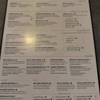 Kellys Landing - Main Menu - Sports Bars Near Me - Toronto, Ontario