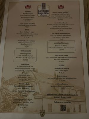 Menu photo 2 Garchinger Augustiner Garching bei München, BY Menu photo 2 Garchinger Augustiner Garching bei München, BY