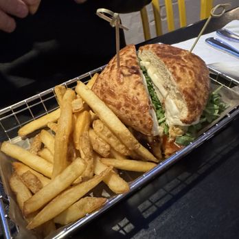 Hurricane's at the Garden - Caprese sandwich with chicken added - Sports Bars Near Me - Boston, Massachusetts Hurricane's at the Garden - Caprese sandwich with chicken added - Sports Bars Near Me - Boston, Massachusetts