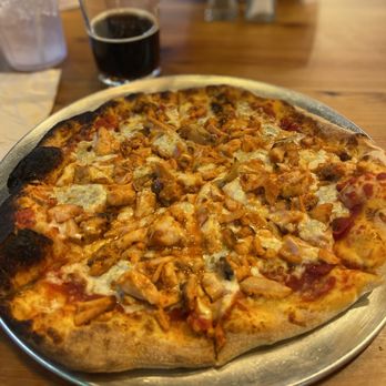 Oddfellows - Frank Red Hot pizza... with smoked chicken - Pizza Near Me - Portsmouth, Ohio Oddfellows - Frank Red Hot pizza... with smoked chicken - Pizza Near Me - Portsmouth, Ohio