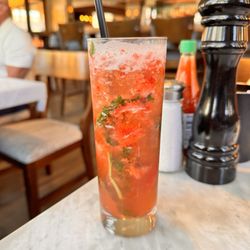 The Collins Small Batch Kitchen - Strawberry basil mocktail