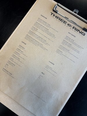 Menu photo 2 Three Ring Coffee Corona, CA