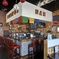 Susto's Taco Bar - Bar area.