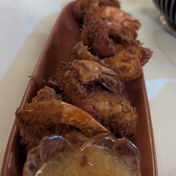 River Willow - The Coconut Prawns are spectacular! Crispy with just the right amount of coconut and nice and tender. - Steakhouses Near Me - Parker, Arizona River Willow - The Coconut Prawns are spectacular! Crispy with just the right amount of coconut and nice and tender. - Steakhouses Near Me - Parker, Arizona