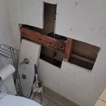 Royal Total Home Services - They left my drywall like this - Heating & Air Conditioning/HVAC Near Me - Roy, Utah