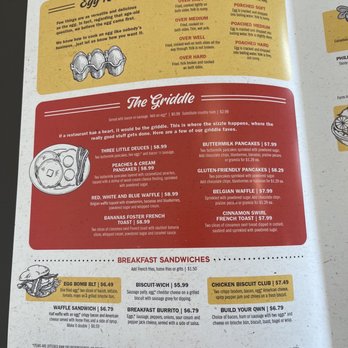 Eggs Up Grill - Menu - Breakfast & Brunch Near Me - Johnson City, Tennessee