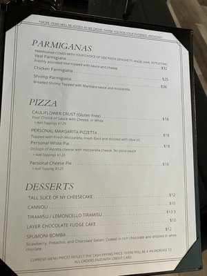 Menu photo 4 Anthony's La Piazza Prime Raleigh, NC
