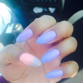 Pretty Nails - I wanted sherbet and purple kisses and she nailed it! - Nail Salons Near Me - Cincinnati, Ohio