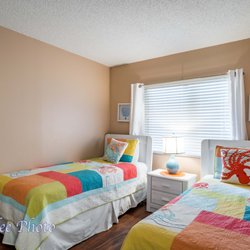 Family friendly accommodations at the Sand Castle condominiums on Indian Shores, Florida.