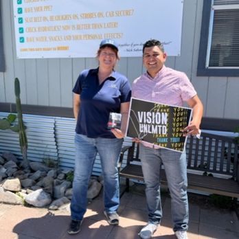 Liberty Disposal - Cathy Rosa, District Manager makes a community contribution that helps send local kids to summer camp programs. 2024 - Dumpster Rental Near Me - Tucson, Arizona