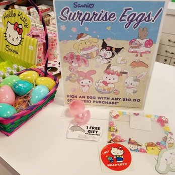 Sanrio Monrovia - My surprise egg got me a Free Gift! - Toy Stores Near Me - Monrovia, California Sanrio Monrovia - My surprise egg got me a Free Gift! - Toy Stores Near Me - Monrovia, California