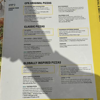 California Pizza Kitchen - Pizza menu - Pizza Near Me - Rancho Cucamonga, California California Pizza Kitchen - Pizza menu - Pizza Near Me - Rancho Cucamonga, California