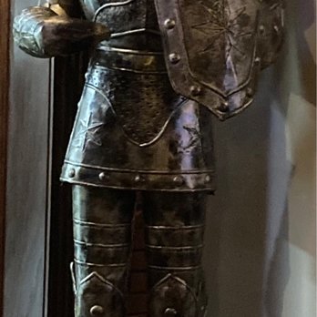 The Abbey - a statue of a knight in armor - American Near Me - Quincy, Illinois The Abbey - a statue of a knight in armor - American Near Me - Quincy, Illinois