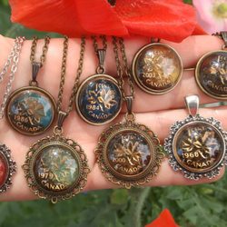 Full Moon Jewelry - Canadian Penny Pendants  Years available: 1940-2012