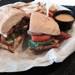 A & R Grill - Honey mustard chicken. It's amazing.
