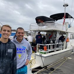 Marissa Dive Charters - About to set out for the HMCS Yukon. Great, great trip!